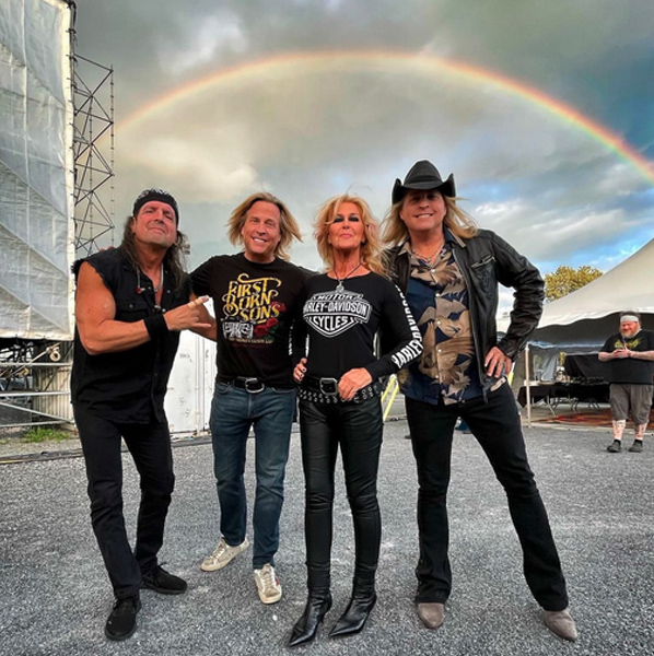 Photo of Bobby Rock, Lita Ford, and Nelson Twins